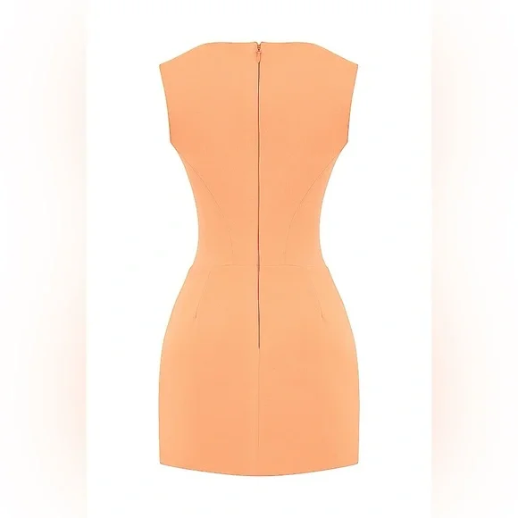 HOUSE OF CB ENYA APRICOT CORSET MINI DRESS, Size Small, $225 - Picture 13 of 17